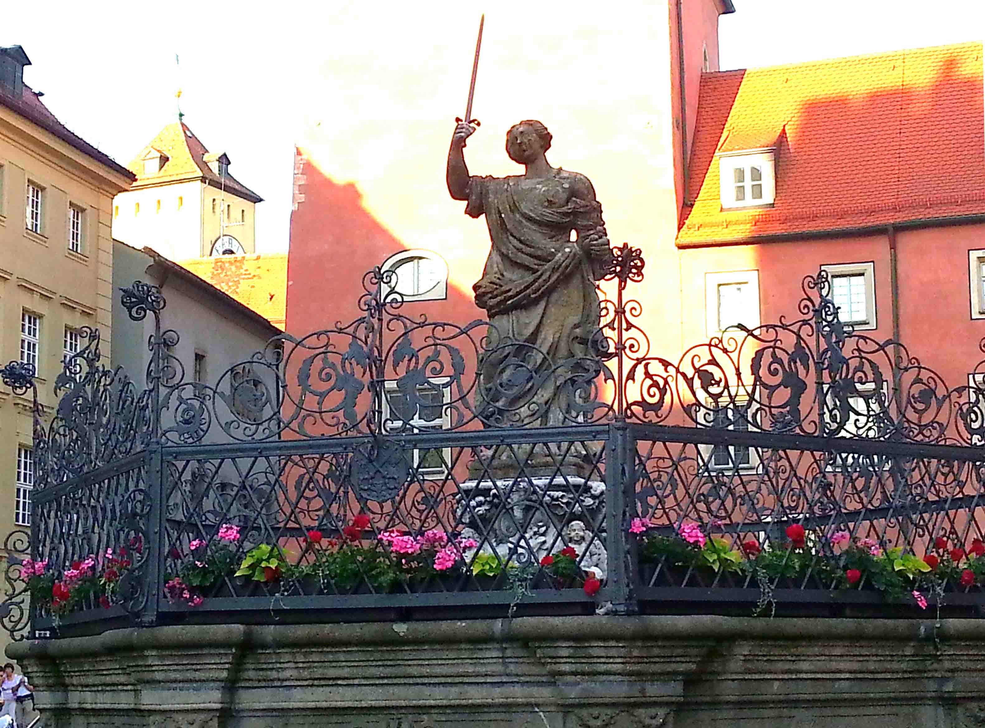 Regensburg - Haidplatz Justitia